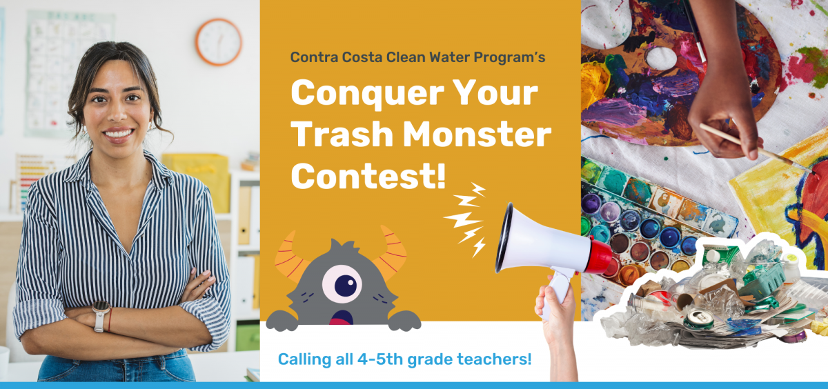 Trash Monster Contest Banner
